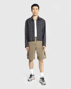 Mount Shorts Uniform Olive Herringbone