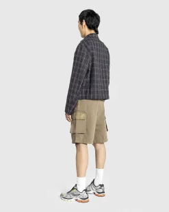 Mount Shorts Uniform Olive Herringbone