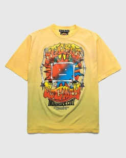 Multi T-Shirt Med Krakket Print
