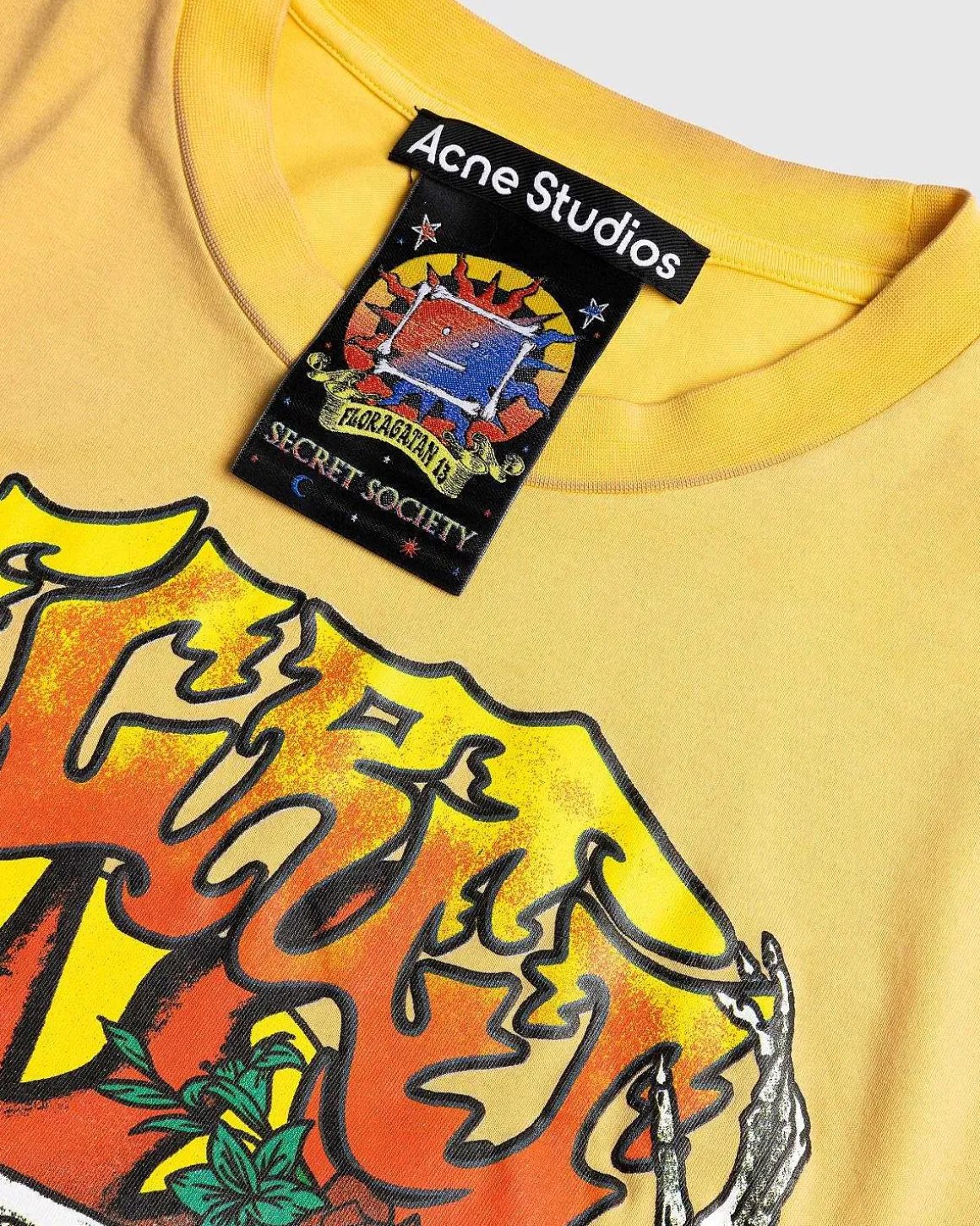 Multi T-Shirt Med Krakket Print