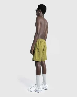 Naturfarvet Nylonshorts Oliven