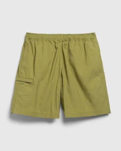 Naturfarvet Nylonshorts Oliven