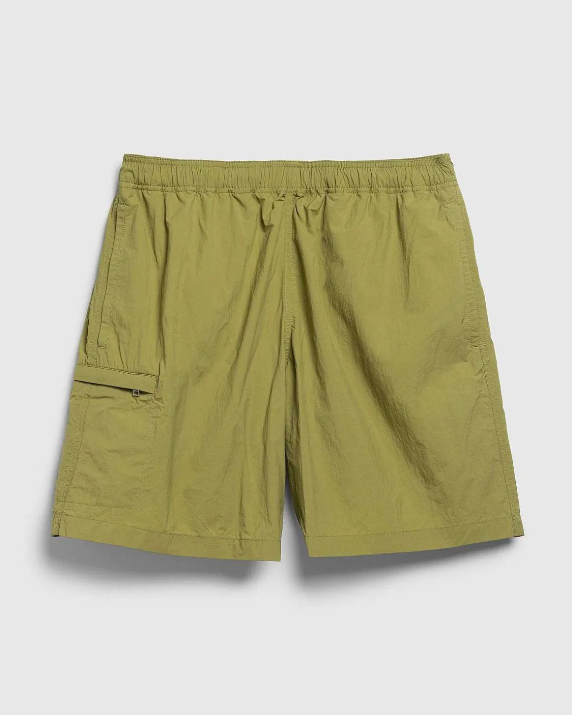 Naturfarvet Nylonshorts Oliven