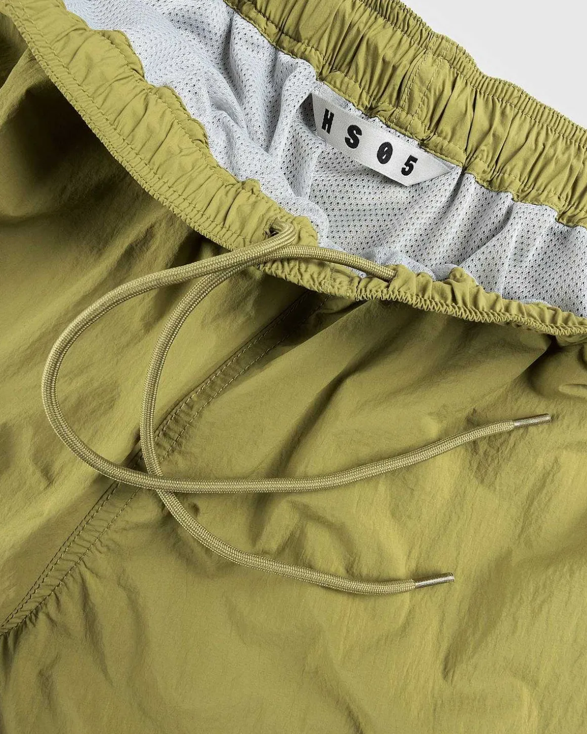 Naturfarvet Nylonshorts Oliven