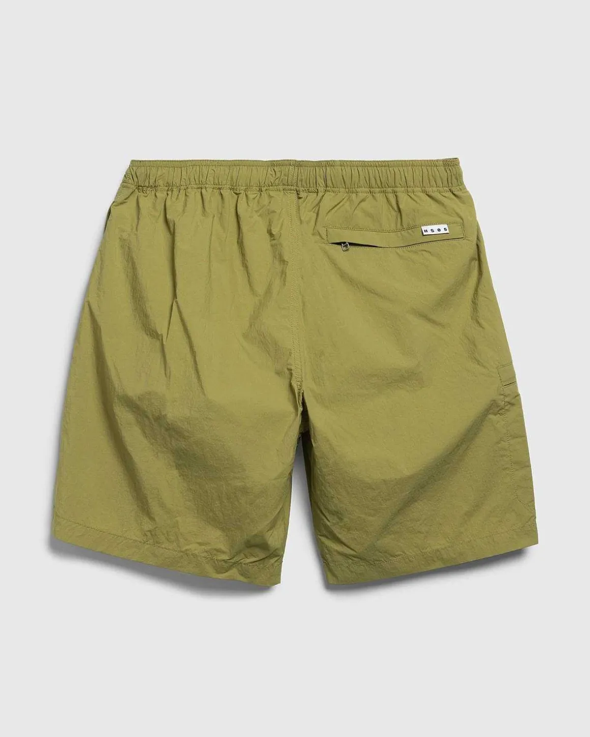 Naturfarvet Nylonshorts Oliven