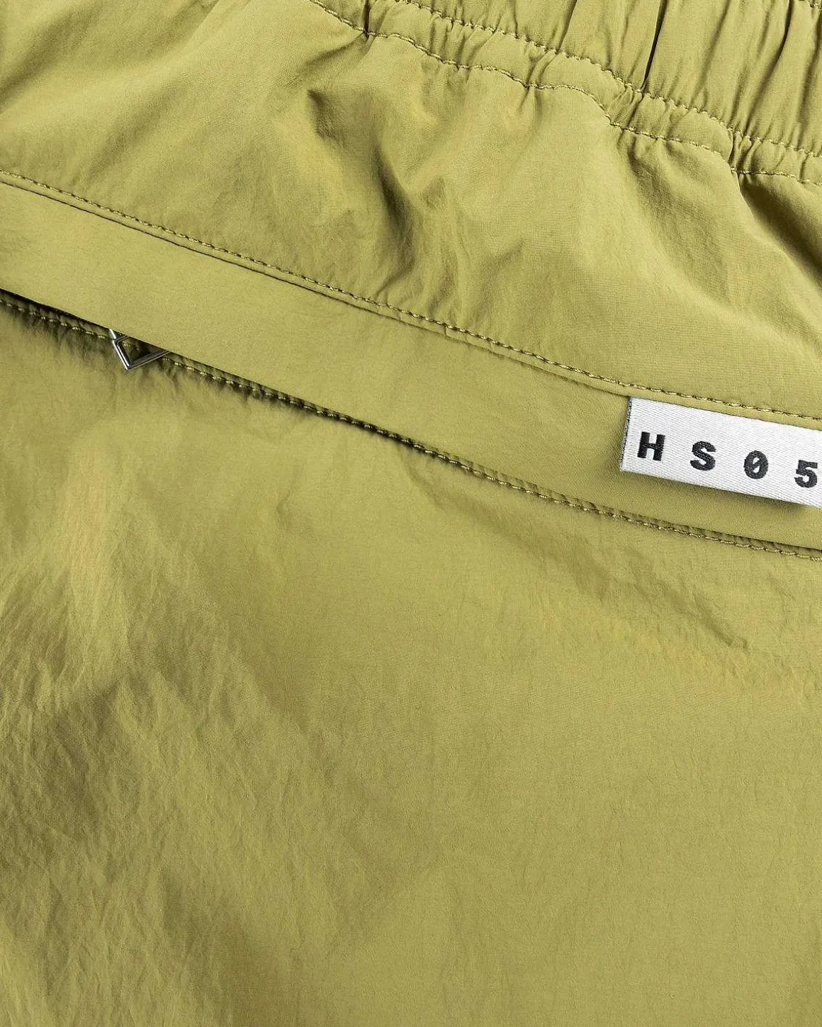 Naturfarvet Nylonshorts Oliven