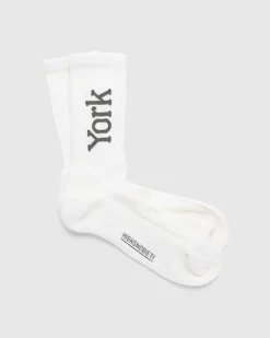 Neu York Logo Sokker Hvide