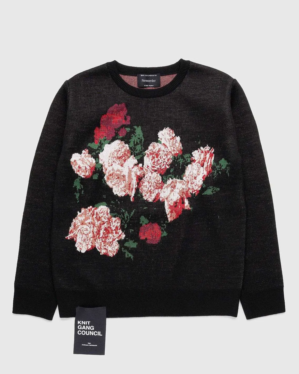 New Order Power, Corruption & Lies Crewneck Black