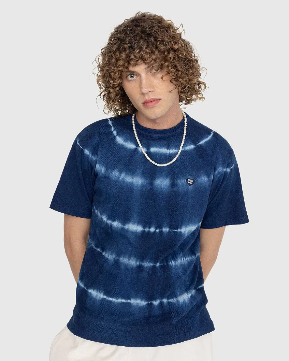 Ningen-Sei Indigo Dyed T-Shirt #1 Bla