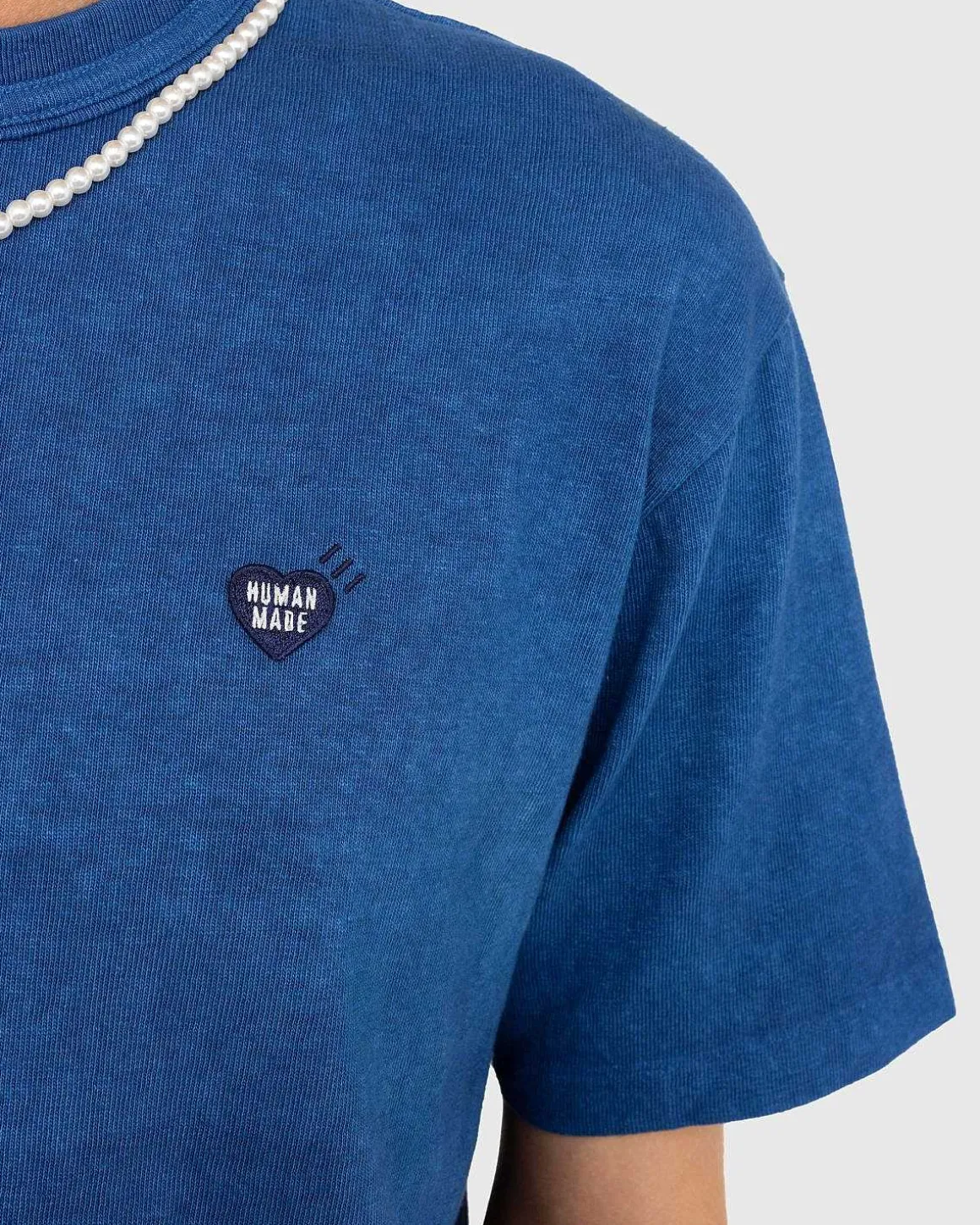 Ningen-Sei Indigo Dyed T-Shirt #2 Bla