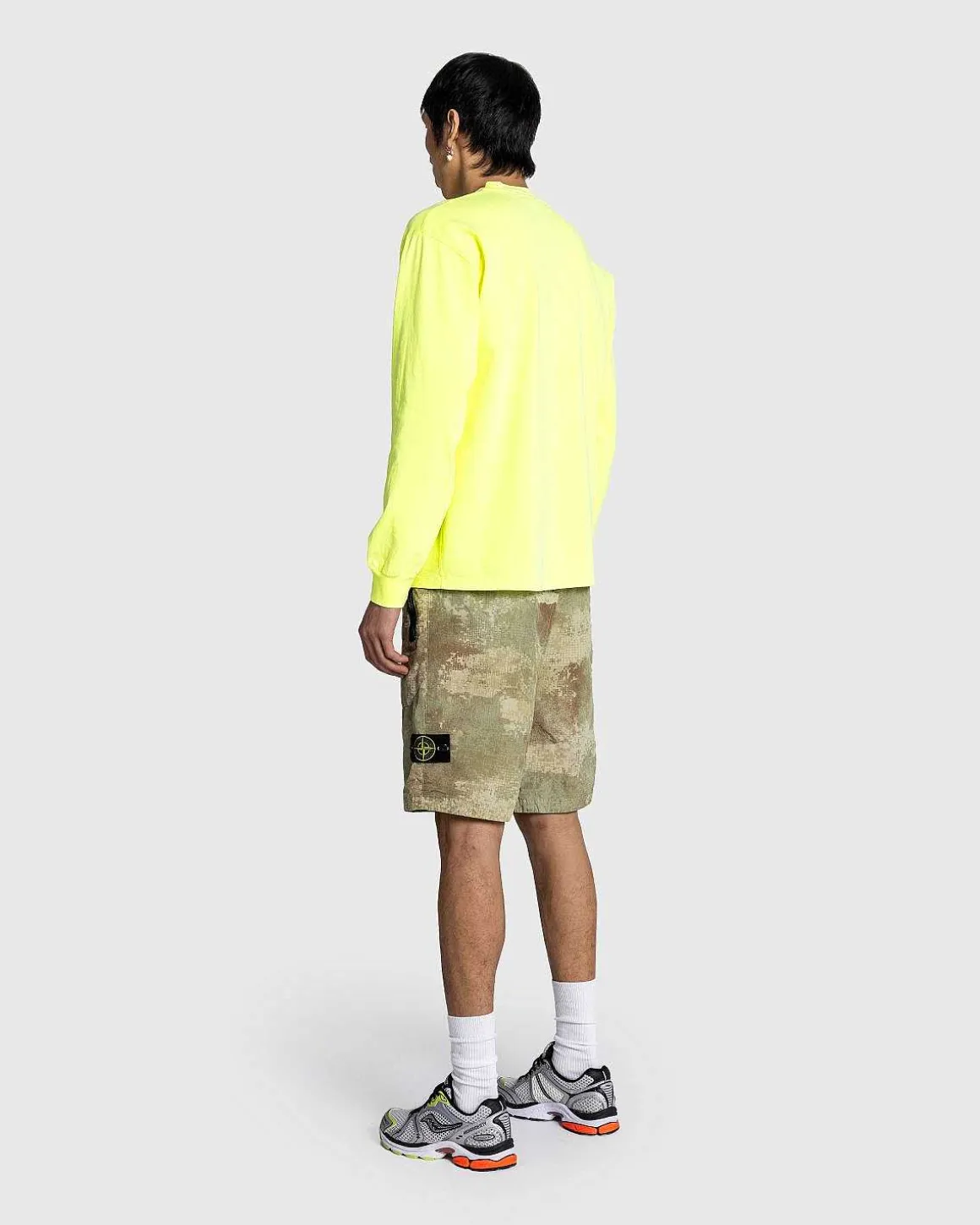 No Problemo Ls Tee Fluoro Gul