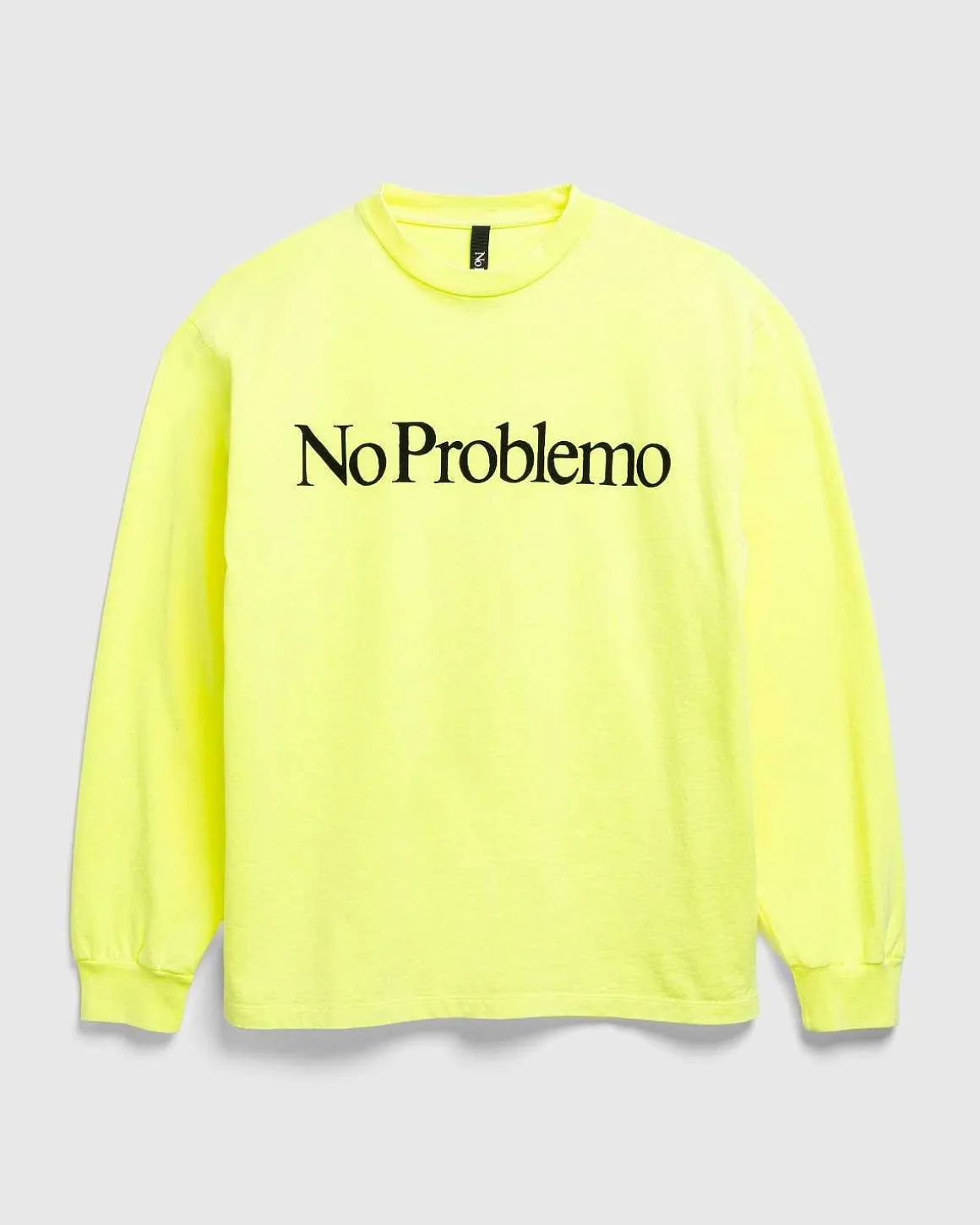No Problemo Ls Tee Fluoro Gul