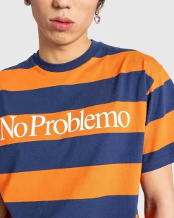 No Problemo Stripe Ss Tee Multi