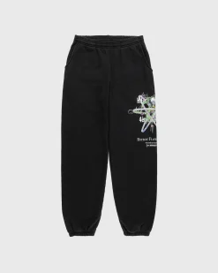Not In Paris 4 Flower Sweatpants Sort