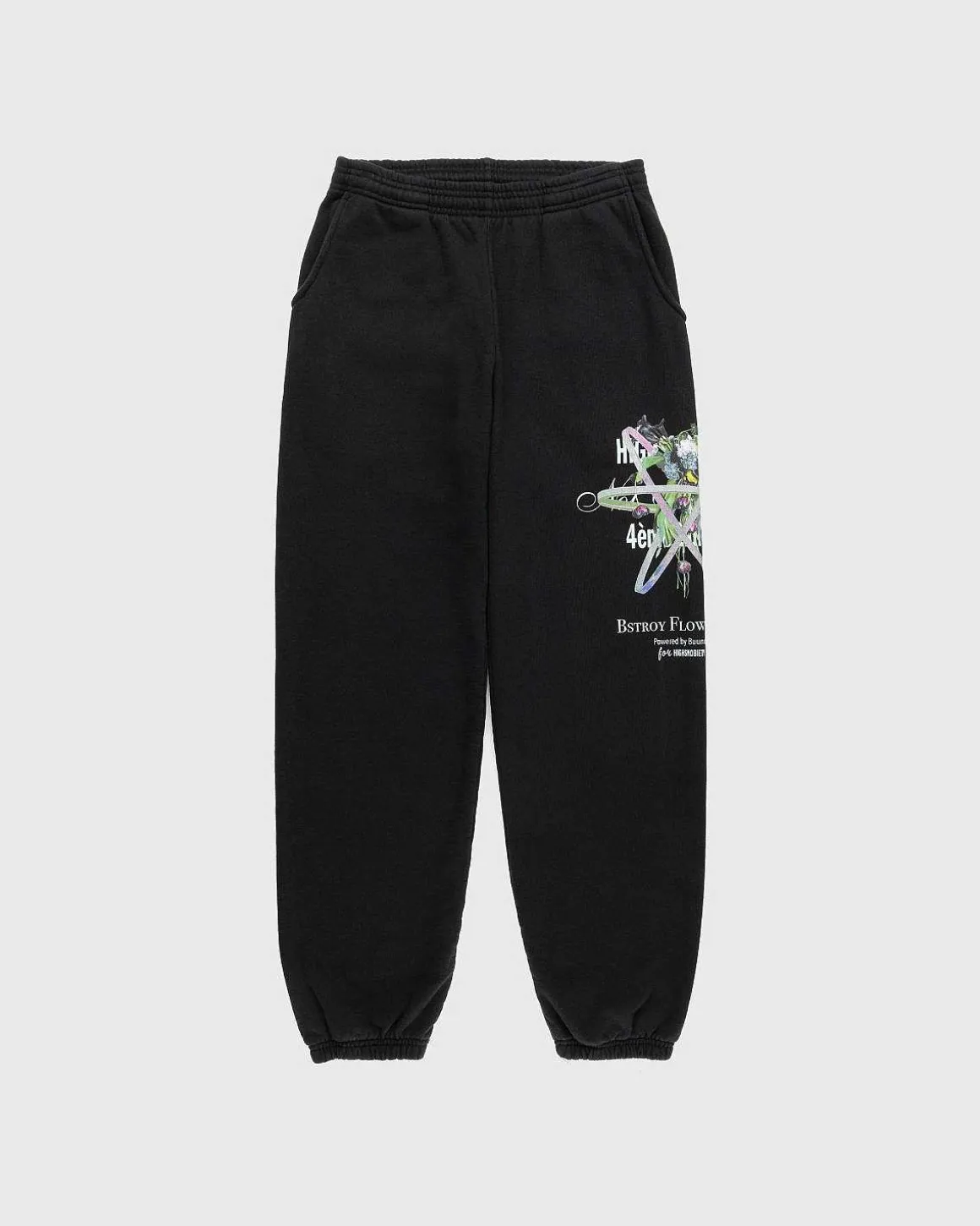 Not In Paris 4 Flower Sweatpants Sort