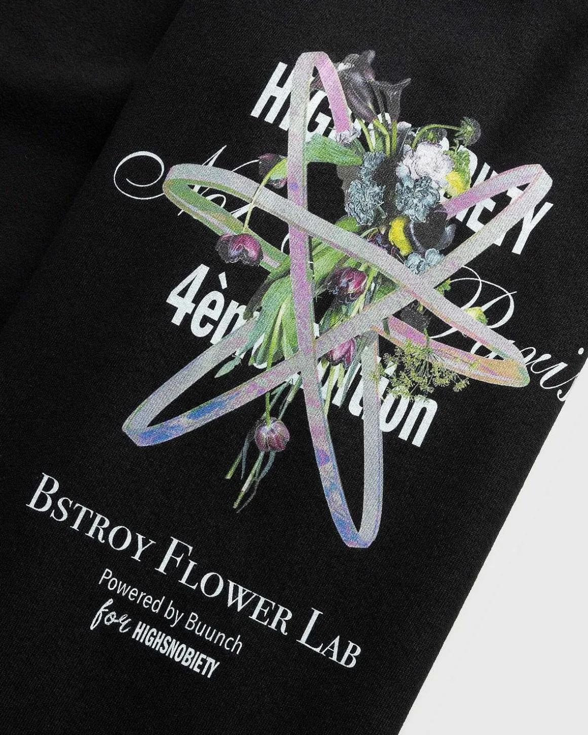 Not In Paris 4 Flower Sweatpants Sort