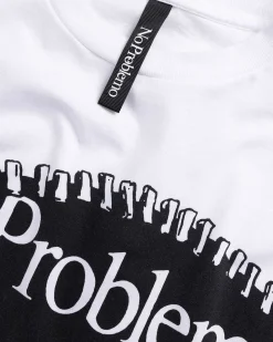 Np Zip Ss Tee Hvid