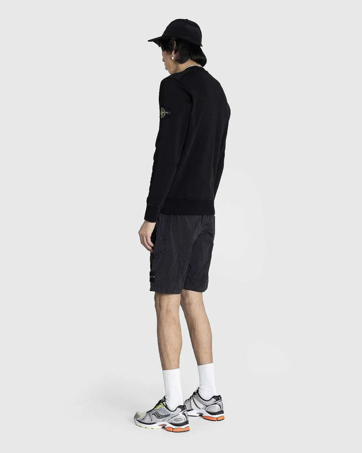 Nylon Bermuda Shorts Charcoal