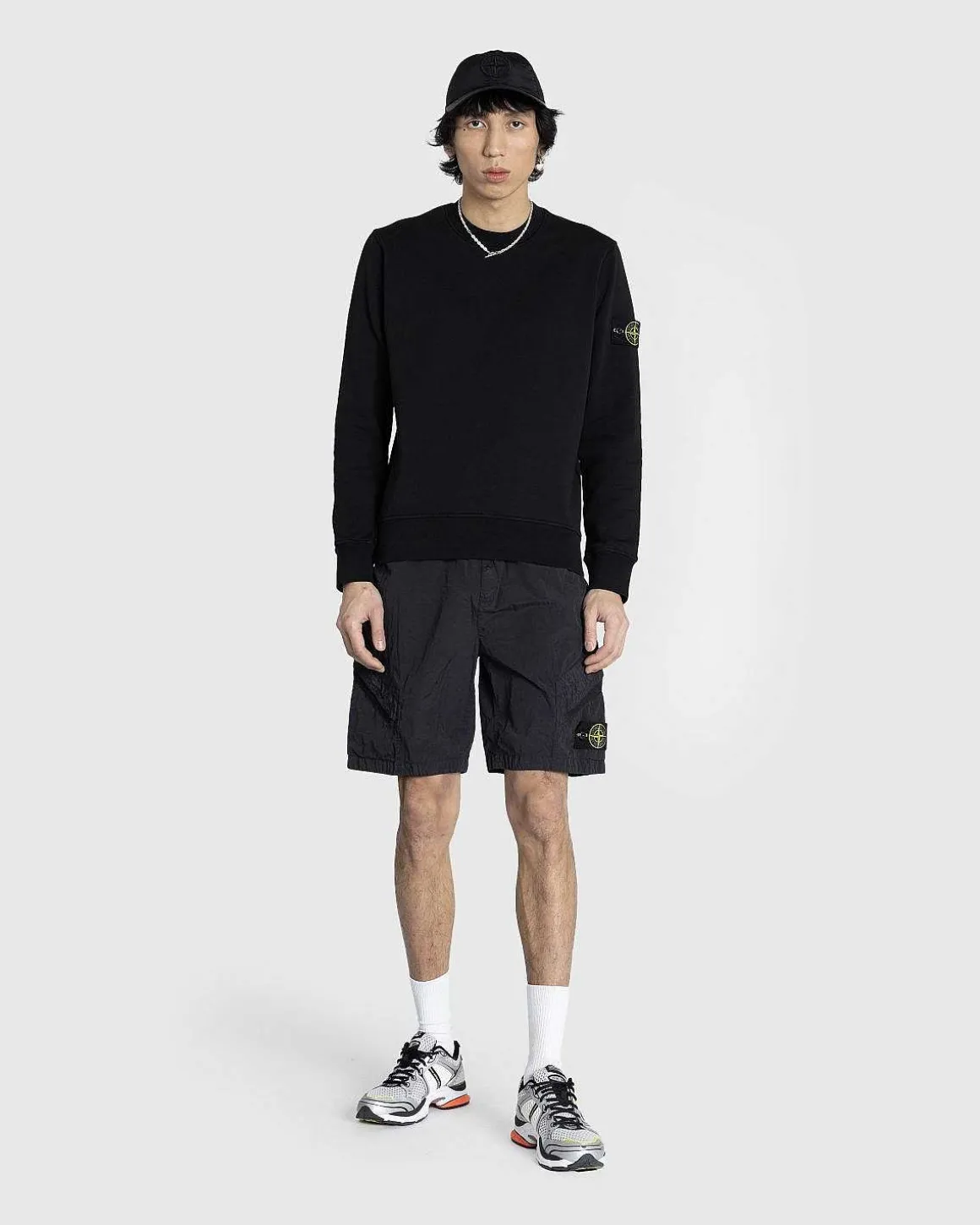 Nylon Bermuda Shorts Charcoal