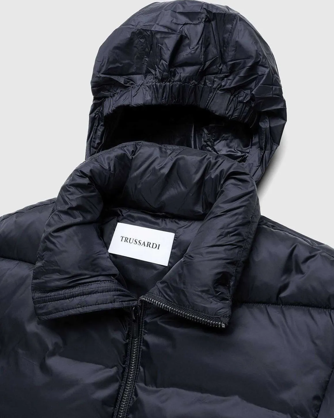 Nylon Dunjakke Sort