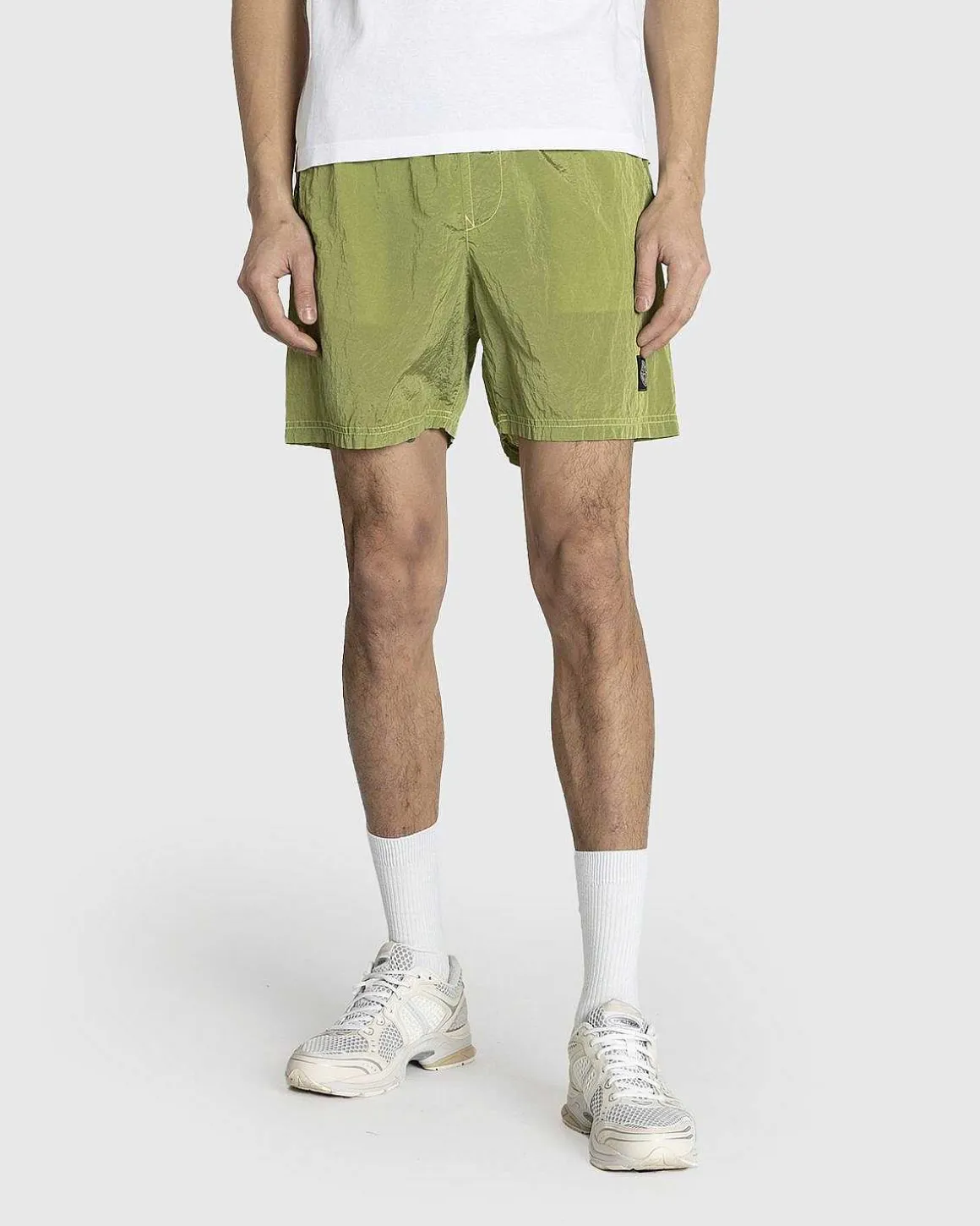 Nylon Metal Badeshorts Citron