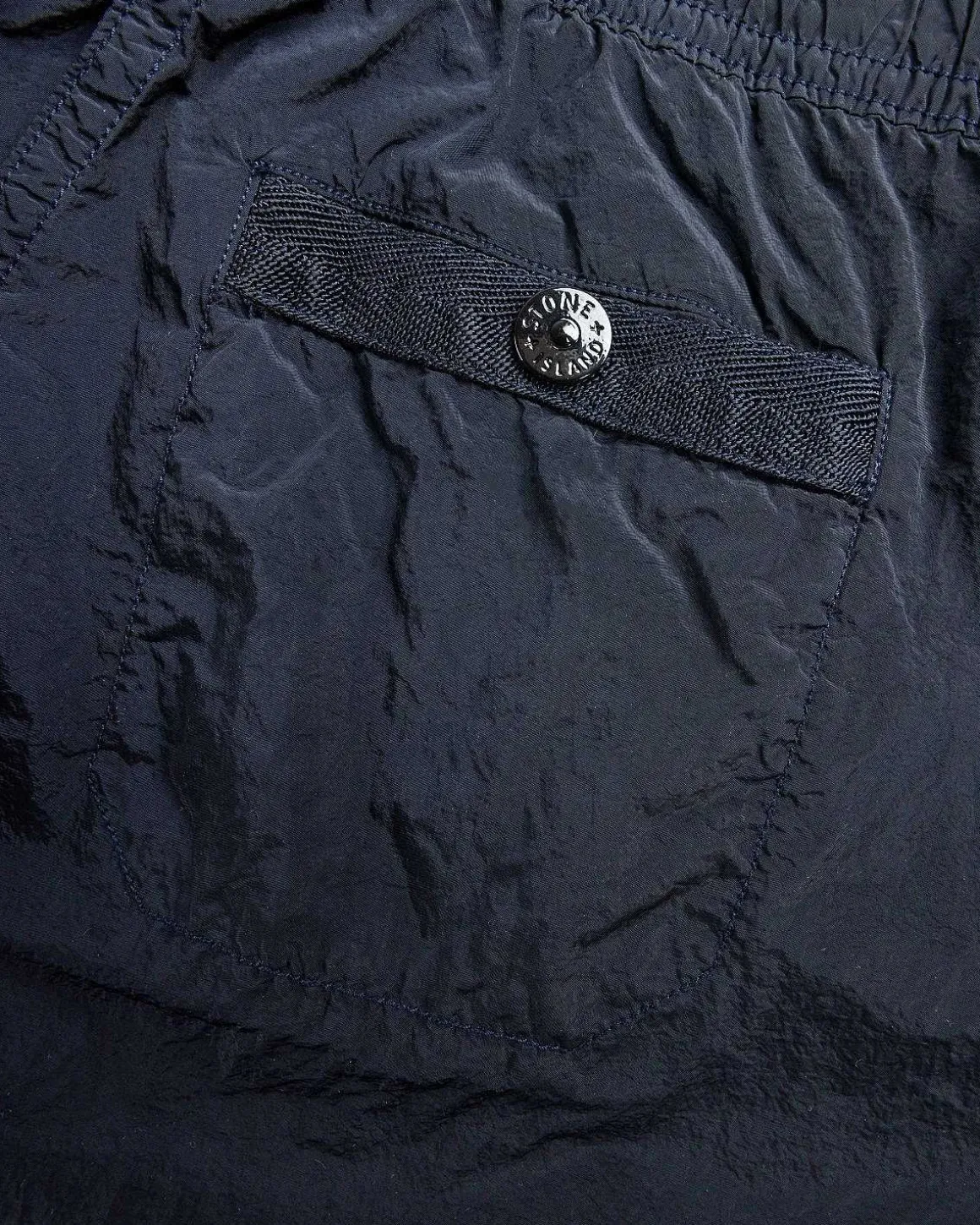 Nylon Metal Badeshorts Marinebla