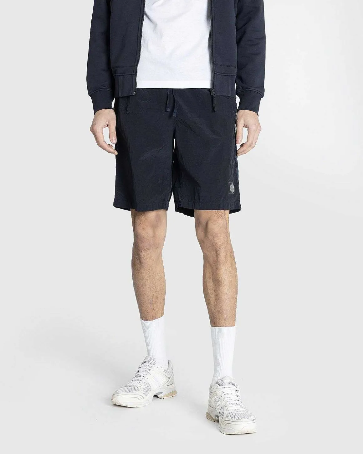 Nylon Metal Badeshorts Marinebla