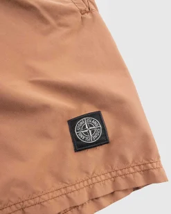Nylon Metal Badeshorts Rust