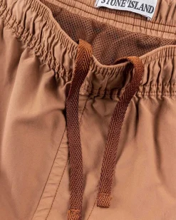 Nylon Metal Badeshorts Rust