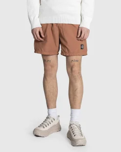 Nylon Metal Badeshorts Rust