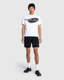 Nylon Metal Badeshorts Sort