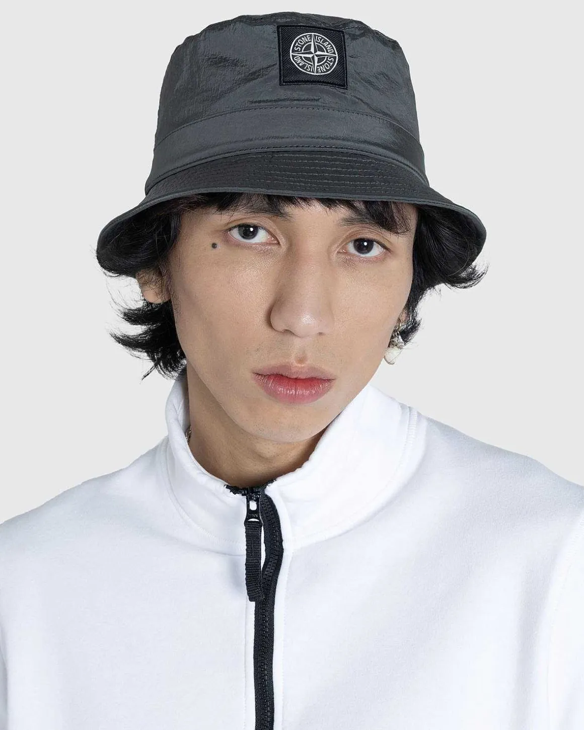 Nylon Metal Bucket Hat Musk