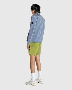 Nylon Metal Overshirt Himmelbla
