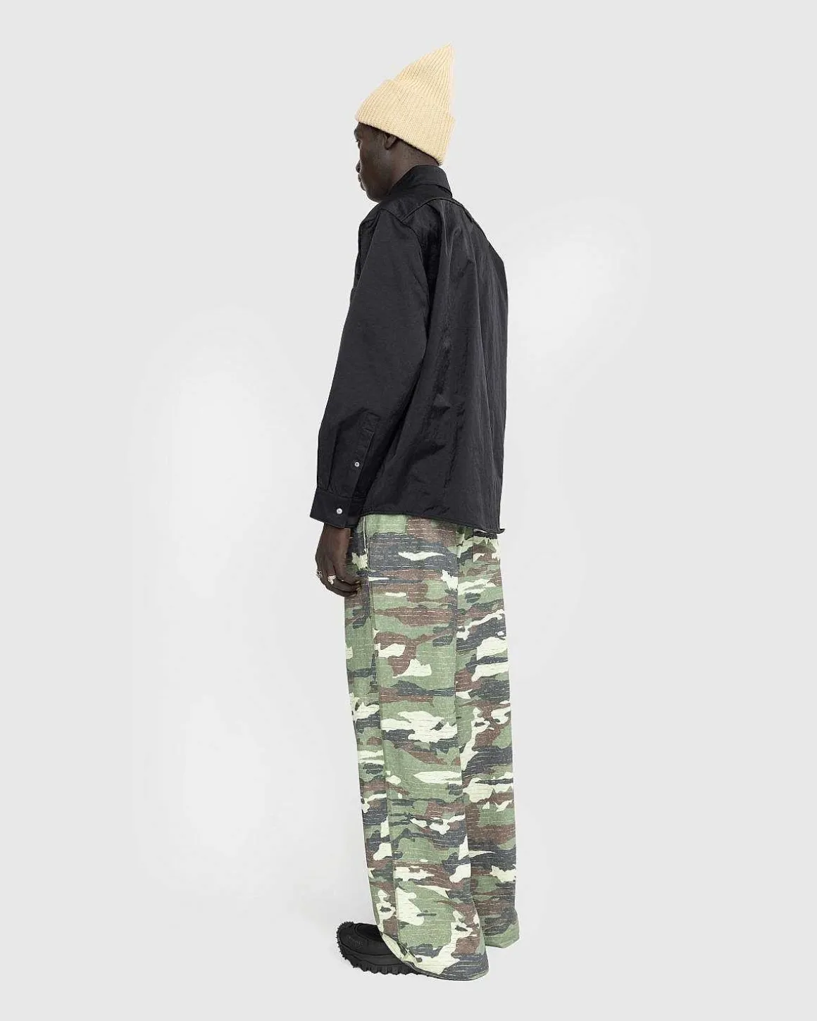 Nylon Overshirt Sort