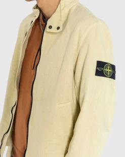 Nylon-Tc Jakke Natural Beige