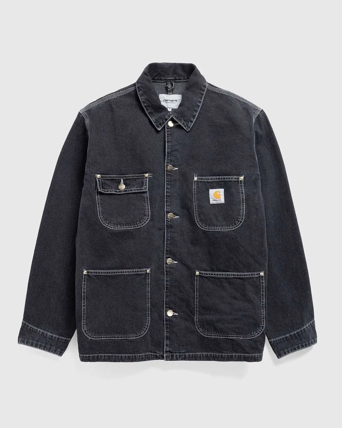 Og Chore Coat Black/Heavy Stone Wash