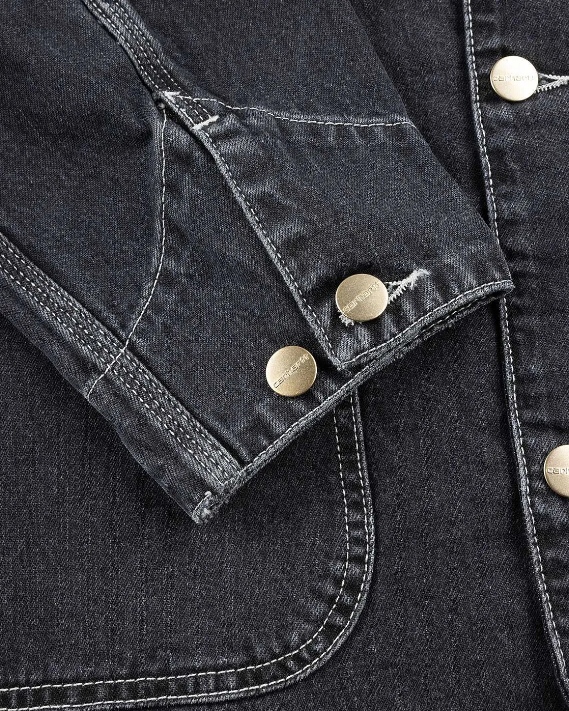 Og Chore Coat Black/Heavy Stone Wash