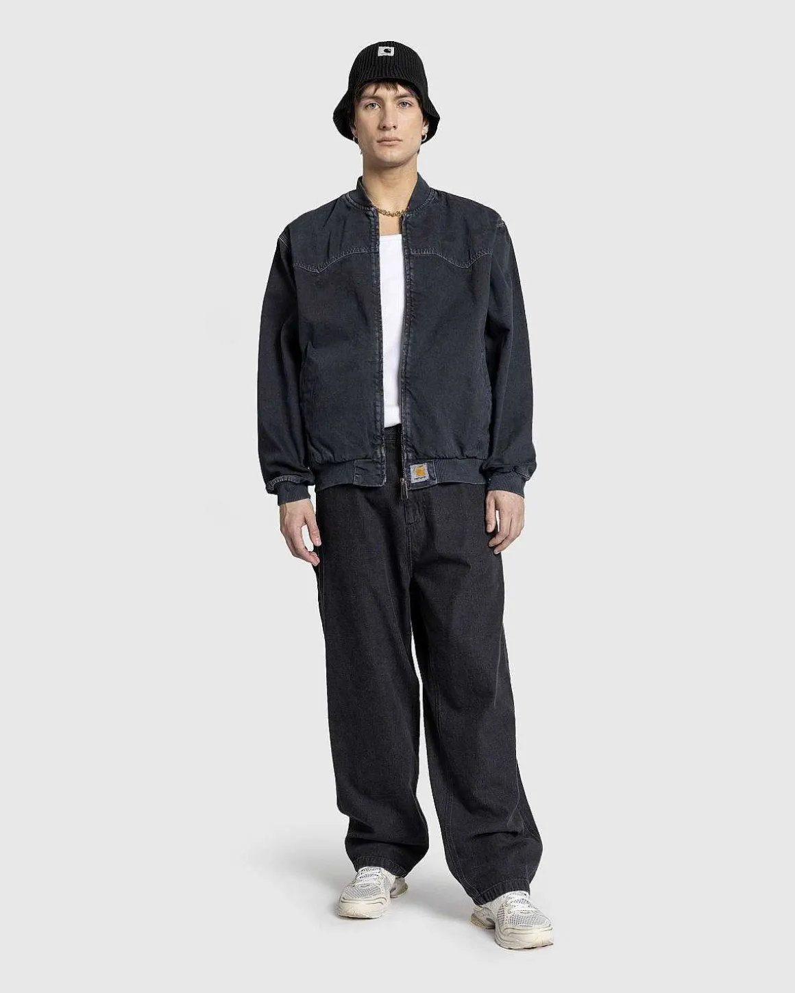 Og Santa Fe Bomber Black/Stone Dyed