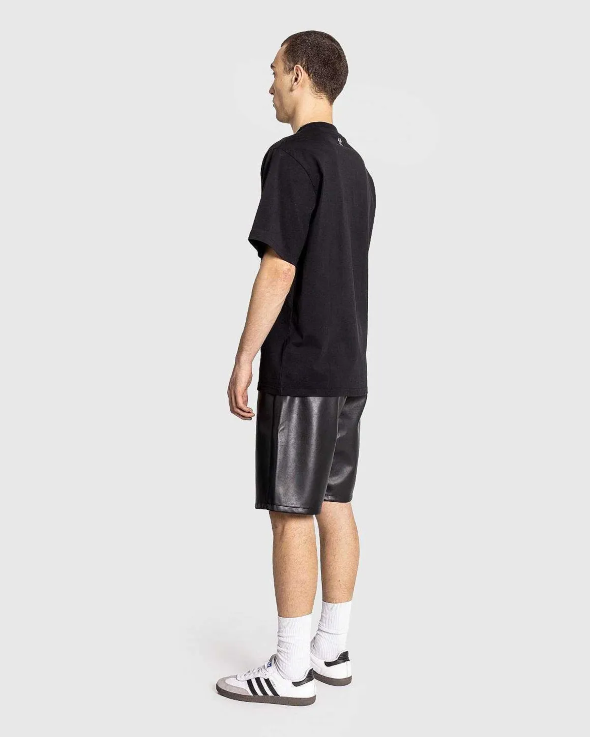 Okologisk Bomuld Jersey T-Shirt Sort