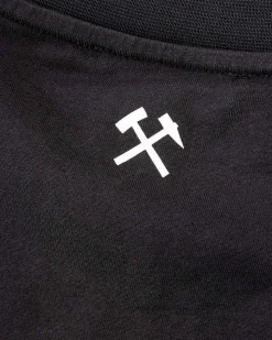 Okologisk Bomuld Jersey T-Shirt Sort