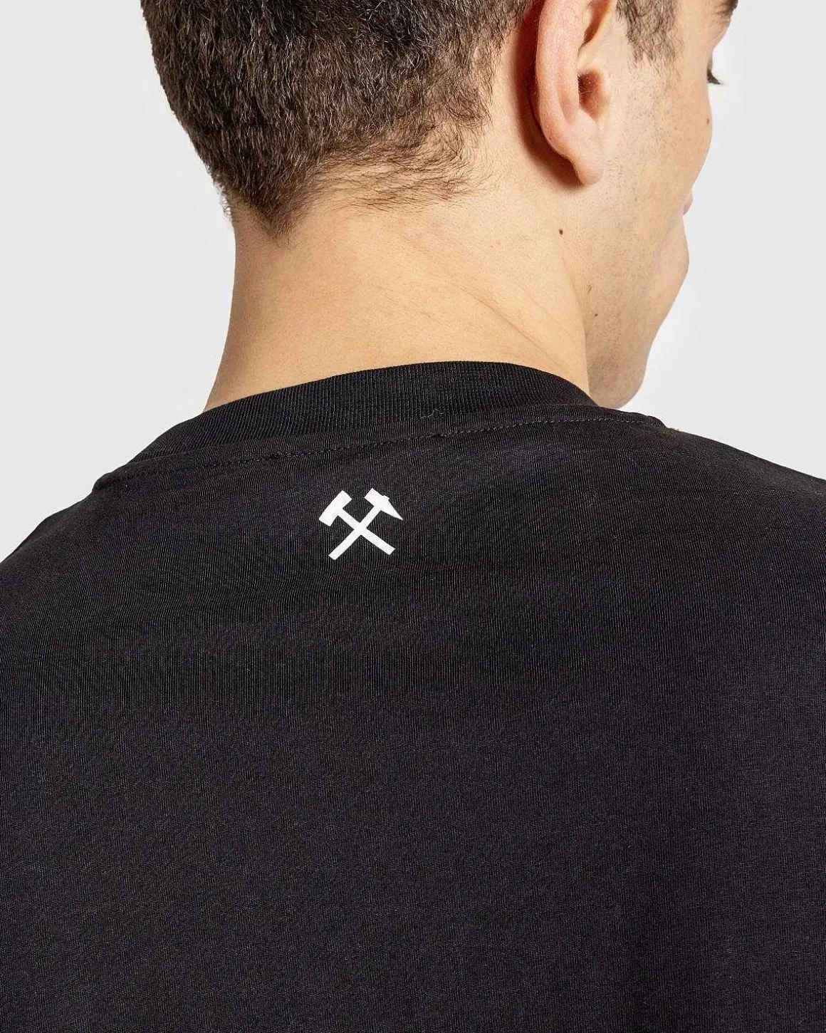 Okologisk Bomuld Jersey T-Shirt Sort