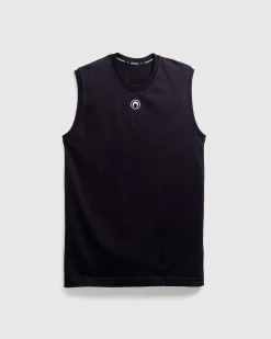 Okologisk Bomuldsjersey Almindelig Tanktop Sort