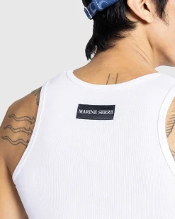 Okologisk Bomulds Rib Tanktop Hvid