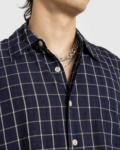 Over Shirt Mork Middelhavs Ternet