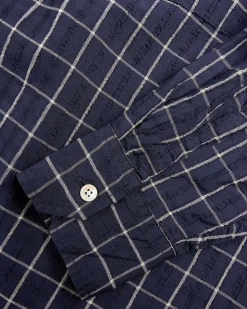 Over Shirt Mork Middelhavs Ternet