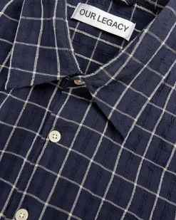 Over Shirt Mork Middelhavs Ternet