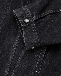 Oversized Denimjakke Sort
