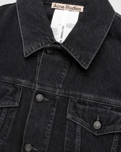 Oversized Denimjakke Sort