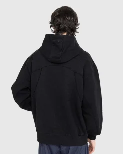 Oversized Piped Haettetroje Sort