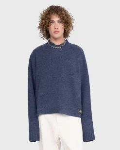 Oversized V-Hals Troje Indigo
